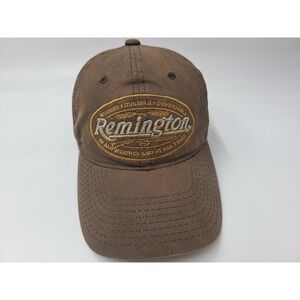 Remington First In The Field Strapback Adjustable (Fits Small) Hat Cap Dad Brown